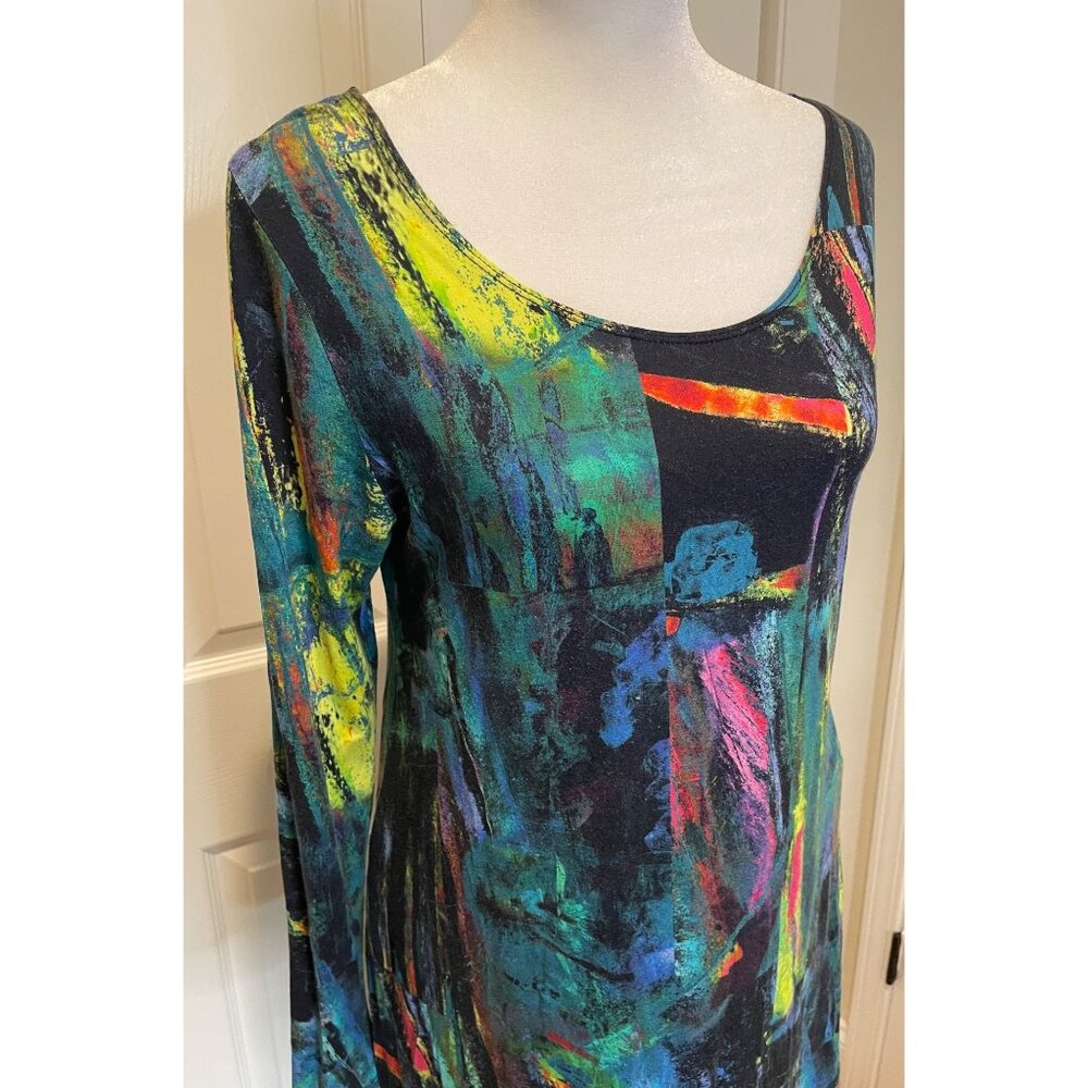 Vtg Salaam Womens Scoop Neck Tunic Top Size S Y2K 90s Fairy Twee Indie Whimsical - Picture 2 of 13